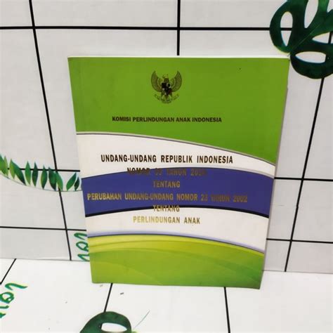 Jual Buku Undang Undang RI No 35 Tahun 2014 Tentang Perubahan Undang