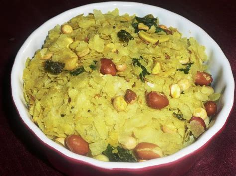 Microwave Poha Chivda Beaten Rice Namkeen Recipe Namkin By