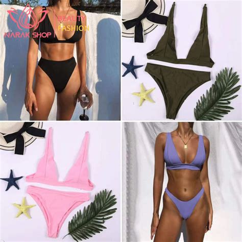 เสอพรอมกางเกง แฟชนเกาหลผหญง บกน Bikini เซกซ Lazada co th