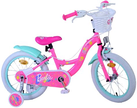 Barbie Children's bike - Girls - 16 inch - Pink - Two hand brakes