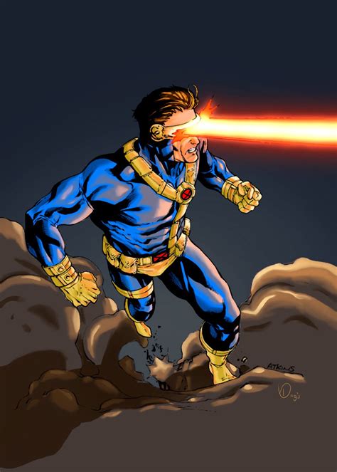 Artstation Cyclops Digital Painting Diogo Naglieri Marvel Comic