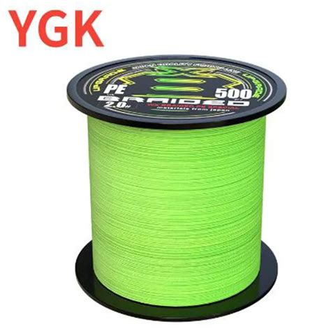 Ygk Pe X Upgrade Braided Fishing Line Lb M Green Sinking