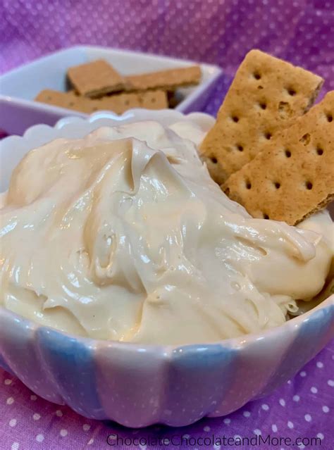 3 Ingredient Cheesecake Dip Chocolate Chocolate And More