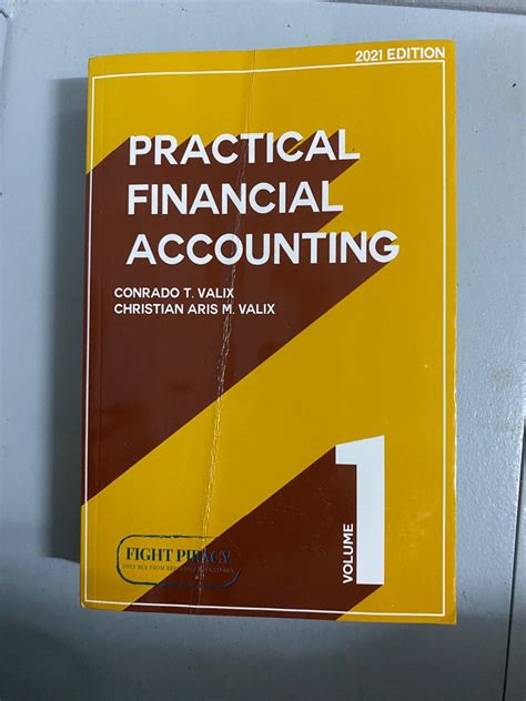 Practical Financial Accounting By Valix Hobbies Toys Books