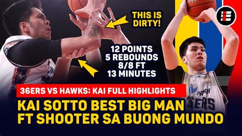 KAI SOTTO 3RD GAME HIGHLIGHTS GINULAT ANG MUNDO SA KANYANG PERFECT