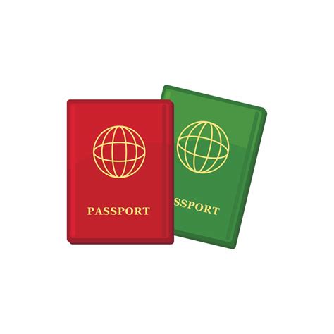 Passport Icon Cartoon Style 14571083 Vector Art At Vecteezy