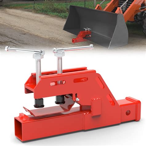 Snapklik New Upgraded Red Clamp On Trailer Hitch Clamp On