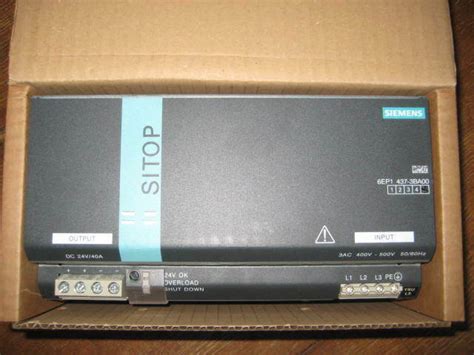 Siemens Sitop Ep Ba Power Supply Vdc A Ph Modular