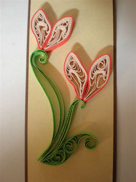 Crafty Divas Quilling Bookmark