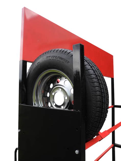 Redline Rolling Tire And Wheel Display Rack Free Shipping