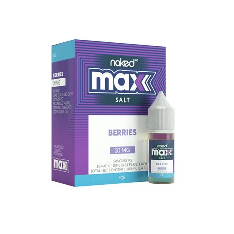 Купить Жидкость Naked Max Salt Ice Berries мл в Интернет магазине