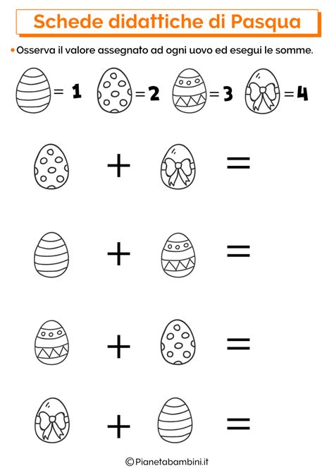 Schede Didattiche Di Pasqua Per La Scuola Primaria Pianetabambini It