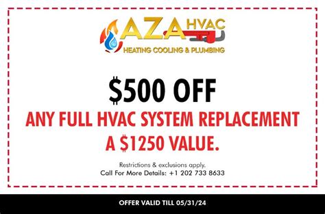 Discount Coupon Special Offers AC Repair & Installation Best Deal