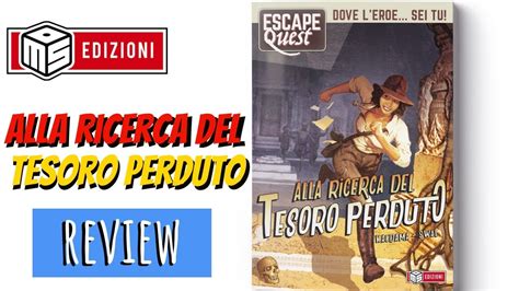 Alla Ricerca Del Tesoro Perduto MS EDIZIONI REVIEW YouTube