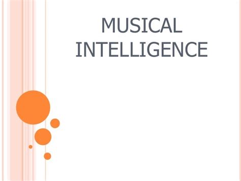 musical intelligence