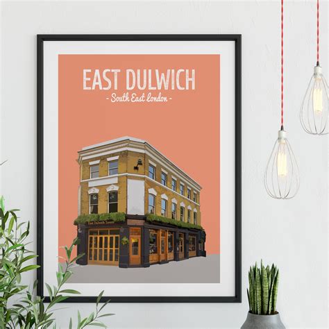 East Dulwich print, The East Dulwich Tavern – artstufflondon
