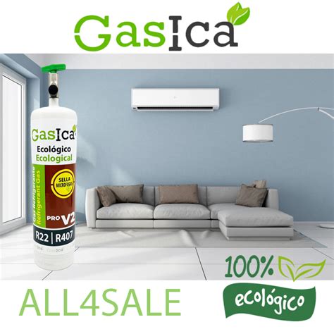 Envase Gas Refrigerante Ecol Gico Org Nico Gasica V Pro Equivale A