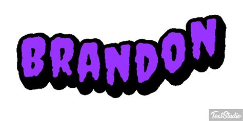 Brandon Name Animated  Logo Designs