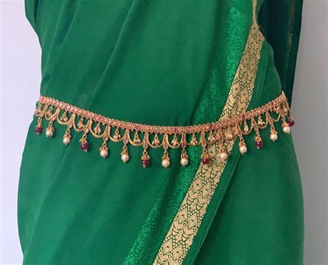 antique kamarbandh vaddanam kamarpatta indian waist chain