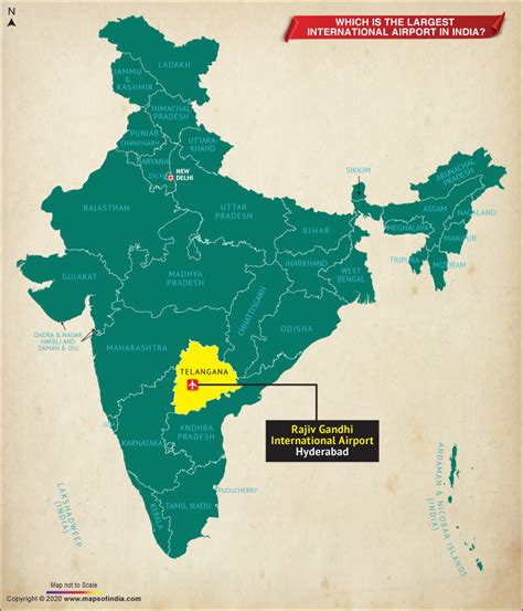 Which is the Largest International Airport in India? - Answers