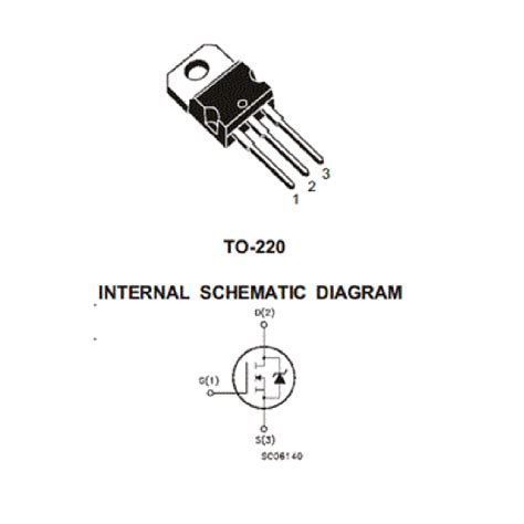 IRF840 MOSFET CANAL N 500V 8A - MEGATRONICA