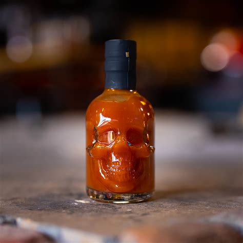 Saus Guru 142 Nonillion Hot Sauce Skull 200ml Black And Blue BBQ