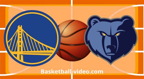 Golden State Warriors Vs Memphis Grizzlies Jan Nba Full Game