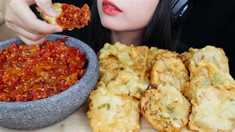 Asmr Gorengan Cocol Sambel Terasi Pedas Tempe Mendoan Bakwan Tahu