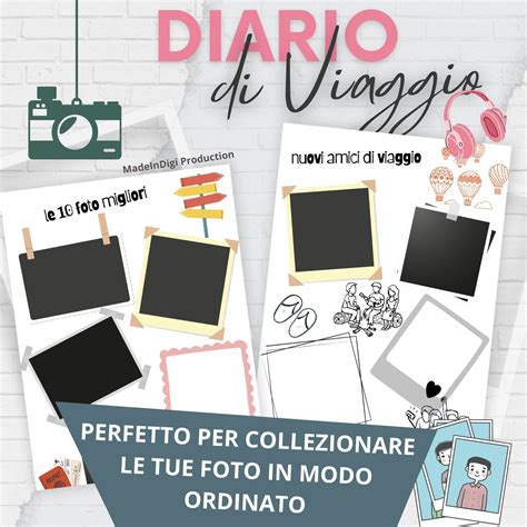 Diario Di Viaggio Di Coppia Da Compilare Pdf E Digitale Travel