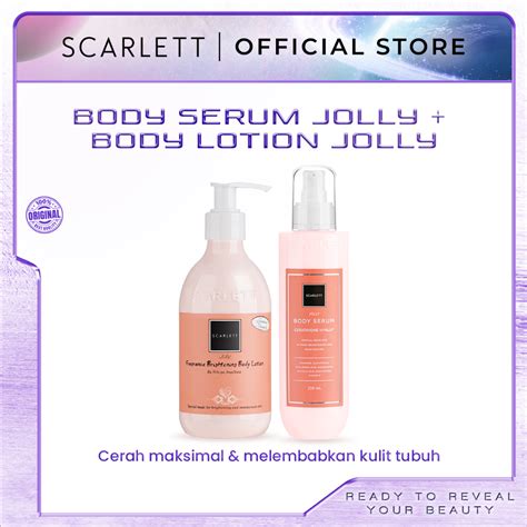 Jual Scarlett Whitening Body Serum Jolly Body Lotion Jolly Shopee