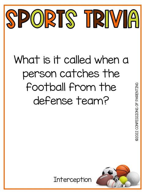 50 Amazing Sports Trivia Questions For Kids