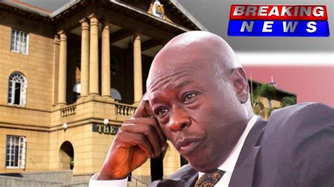 Live🔴dp Gachagua In Hot Soup As 3 Judges In Court Declines To Stop His