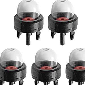 EXPORA 5 Pack General Lawn Mower Snap In Oil Primer Bulbs Pump Kit For