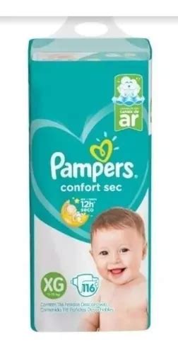 Pañales Pampers Confort Sec Sin Género Xg Cuotas Sin Interés