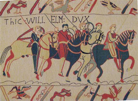 Bayeux Tapestry Duke Williams Horses Norman Cavalry