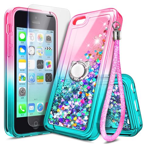 Iphone 5c Clear Sparkle Cases