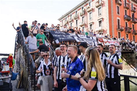 13 photos of NUFC fans taking over Milan ahead of tonight's Champions League opener - Chronicle Live