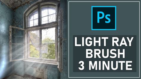 Light Ray Brush Effect Adobe Photoshop Tutorial Youtube