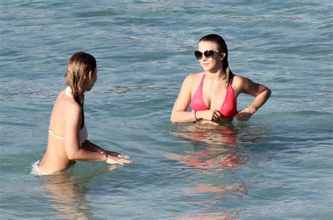 Julianne Hough Bikini Candids At The Beach In St Barths HawtCelebs