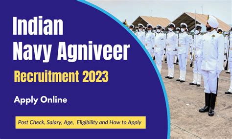 Indian Navy Agniveer Recruitment Online Apply Post Check Salary