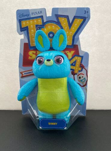 Disney Pixar Toy Story 4 Posable Bunny Blue And Lime Green 9” Plastic