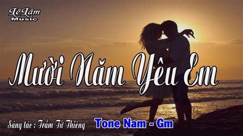 Karaoke M I N M Y U Em Tone Nam L L M Music Youtube