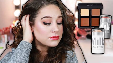 Grwm How I Apply Cream Products Bronzer Blush And Highlight Youtube