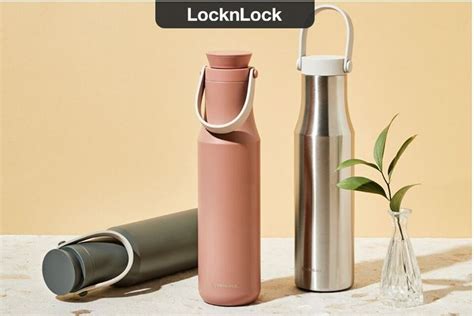 Lock Lock Metro Double Tumbler Pink Navy Gray 470ml 710ml Natural