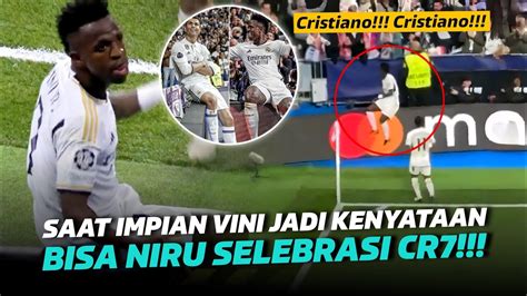 Kupersembahkan Gol Ini Untuk Ronaldo Mimpi Vinicius Tercapai Bisa