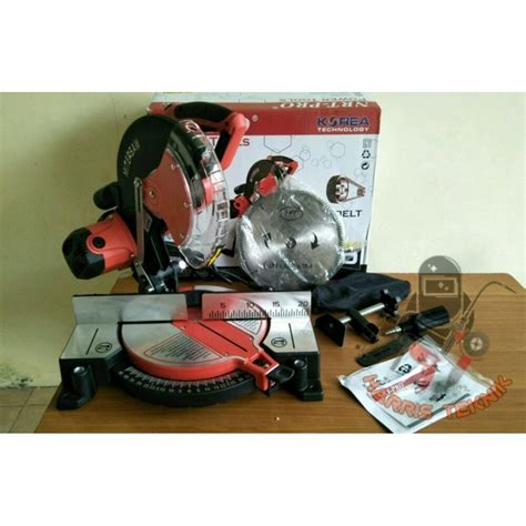 Jual Mesin Potong Alumunium Inch Nrt Pro Miter Saw Low Watt Shopee