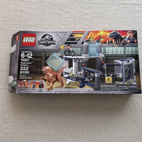 Lego Jurassic World Stygimoloch Breakout 75927 100 Complete Manual 673419281799 Ebay