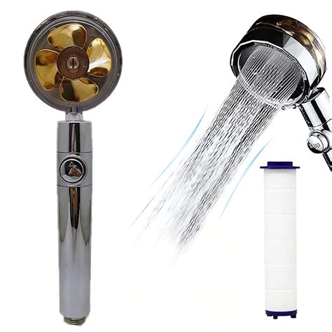 Buy Fswshsf Turbo Fan Shower Head With Filter High Pressure Shower Head