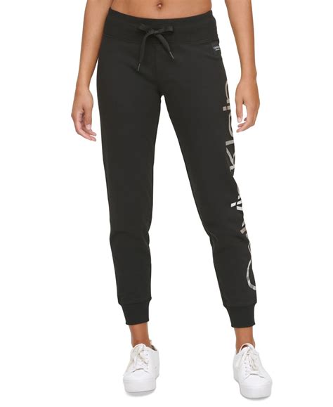 Calvin Klein Logo Joggers And Reviews Pants And Capris Women Macys