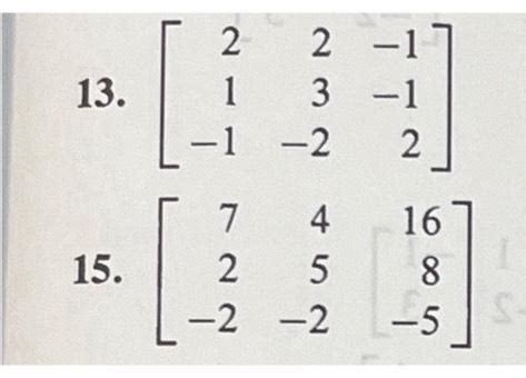 Solved Diagonalize the matrices in Exercises 7-20, ﻿if | Chegg.com